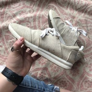 Toms Nude/Tan Lace Up Sneaker